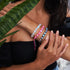 Neon White | Rainbow Supernova | Silver | Galaxy Glass Charmballa Bracelet